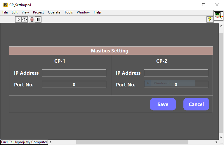 CP Settings