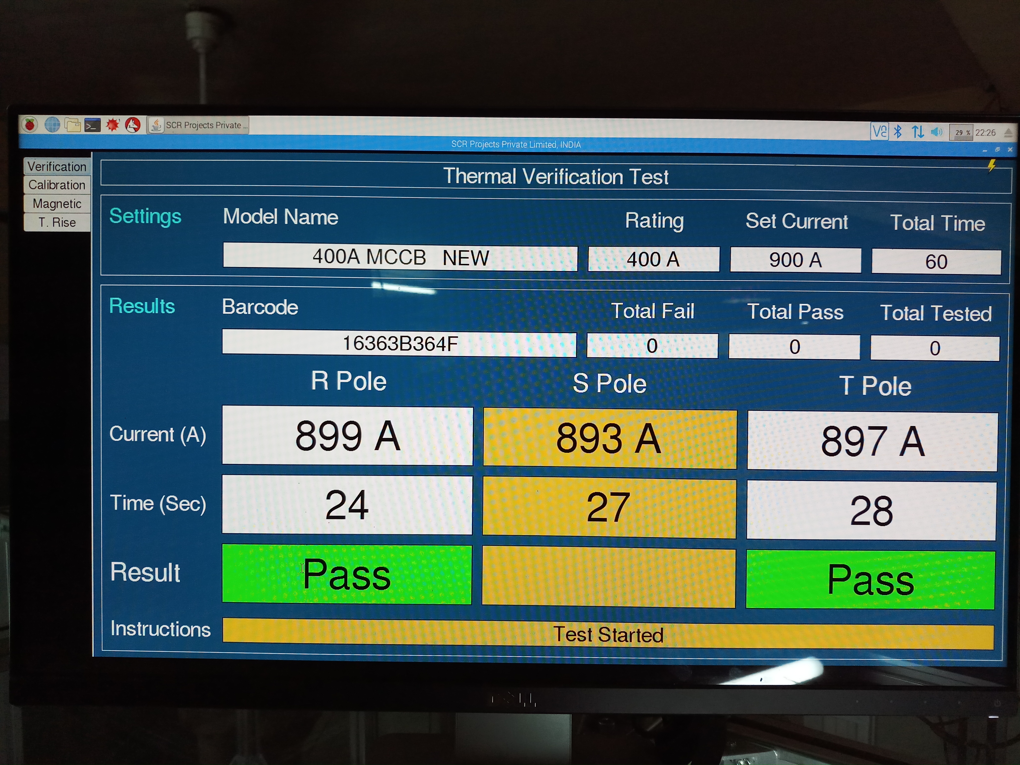 Raspberry Pi based monitoring system for ATE