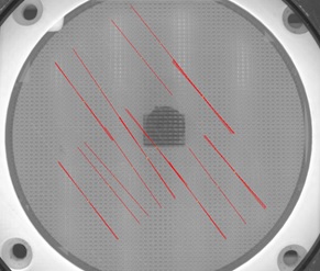 Scratches on semiconductor wafers - automated detection using machine vision
